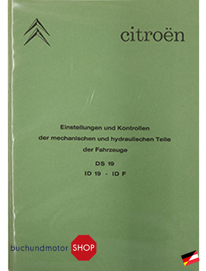 Citroën D: Einstellungen und Kontrollen DS 19/ID 19
